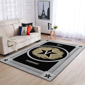 Vanderbilt Commodores Ncaa Area Rugs Living Room Carpet Team Logo Home Rug Regtangle Carpet Floor Decor Home Decor 0