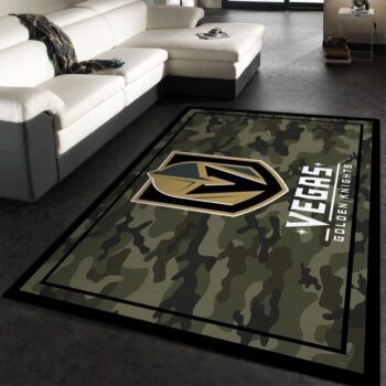 Vegas Golden Knights Nhl 1 Area Rug Living Room And Bed Room Rug Rug Regtangle Carpet Floor Decor Home Decor 0