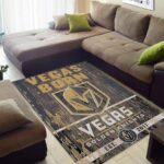Vegas Golden Knights Vgk1001 Matting Area Rug Living Room Rug Home Decor 0