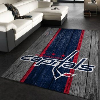 Washington Capitals Nhl 1 Area Rug Living Room And Bed Room Rug Rug Regtangle Carpet Floor Decor Home Decor 0