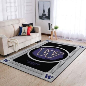 Washington Huskies Area Rugs Ncaa Football Basketball Living Room Carpet Team Logo Floor Home Decor 20030371 Rug Regtangle Decor Home Decor 0