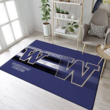 Washington Huskies Ncaa Area Rug Living Room And Bed Room Rug Rug Regtangle Carpet Floor Decor Home Decor 0