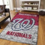 Washington Nationals Area Rug Mlb Baseball Team Logo Carpet Living Room Rugs Rug Regtangle Carpet Floor Decor Home Decor V4242 0