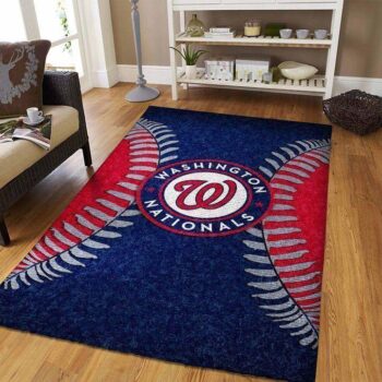 Washington Nationals Area Rug Mlb Baseball Team Logo Carpet Living Room Rugs Rug Regtangle Carpet Floor Decor Home Decor V4244 0