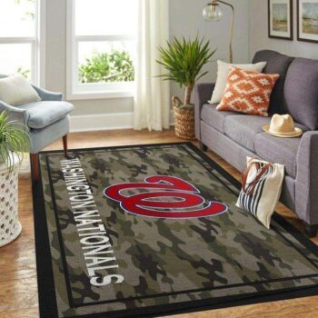 Washington Nationals Area Rug Mlb Baseball Team Logo Carpet Living Room Rugs Rug Regtangle Carpet Floor Decor Home Decor V4245 0