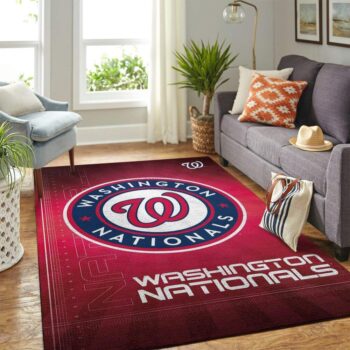 Washington Nationals Mlb Area Rugs Team Logo Living Room Carpet Sports Rug Regtangle Carpet Floor Decor Home Decor 0