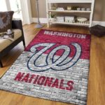 Washington Nationals Mlb Baseball Area Rug Baseball Rug Regtangle Carpet Floor Decor Home Decor V6689 0