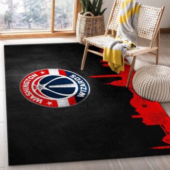 Washington Wizards Nba 1 Area Rug Living Room And Bed Room Rug Rug Regtangle Carpet Floor Decor Home Decor 0