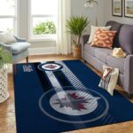 Winnipeg Jets Area Rugs Nhl Hockey Living Room Carpet Team Logo Floor Home Decor 20030462 Rug Regtangle Carpet Floor Decor Home Decor 0