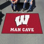 Wisconsin Badgers Area Rug Football Living Room Carpet Home Rug Regtangle Carpet Floor Decor Home Decor 0