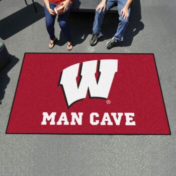 Wisconsin Badgers Area Rug Football Living Room Carpet Home Rug Regtangle Carpet Floor Decor Home Decor 0