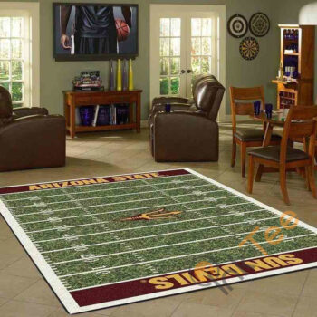 Arizona State Sun Devils Home Field Area Rug Amazon Best Seller Sku 25 Rug 1586432775880