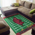 Arkansas Razorbacks Home Field Area Rug Amazon Best Seller Sku 1527 Rug 1586448564228
