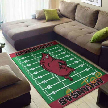 Arkansas Razorbacks Home Field Area Rug Amazon Best Seller Sku 1527 Rug 1586448564228