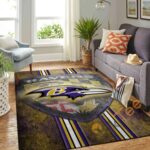 Baltimore Ravens Area Rug Amazon Best Seller Sku 1598 Rug 1586448586706