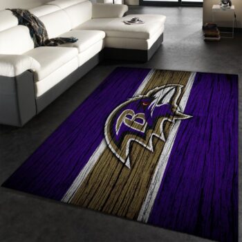 Baltimore Ravens Rug Custom Size And Printing 0