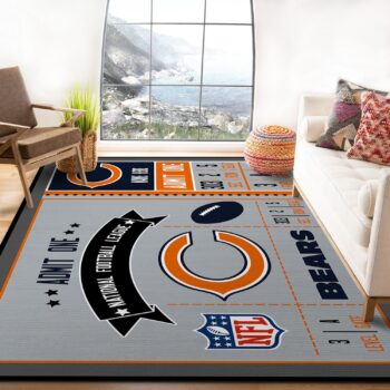 Chicago Bears Bedroom Rug Custom Size And Printing 0