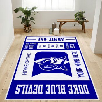 Customizable Duke Blue Devils Rug Custom Size And Printing 0