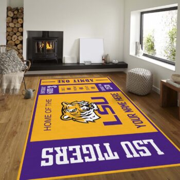 Customizable Lsu Tigers Rug Custom Size And Printing 0