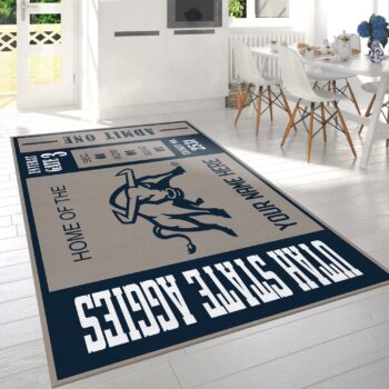 Customizable Utah State Aggies Rug Custom Size And Printing 0