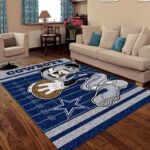 Dallas Cowboys Mickey Mouse Decorative Floor Rug 1612343593874 1612343593874