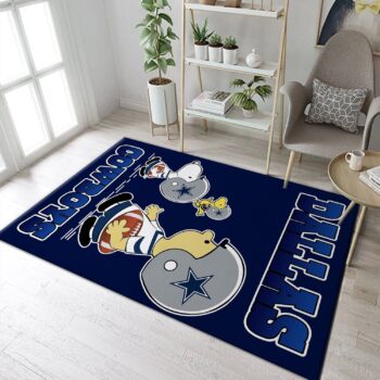 Dallas Cowboys Snoopy Rug Custom Size And Printing 0