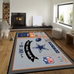 Dallas Cowboys Sport Rug Custom Size And Printing 0