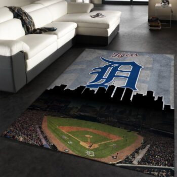 Detroit Tigers Rug Custom Size And Printing 0