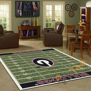 Georgia Bulldogs Home Field Area Rug Amazon Best Seller Sku 214 Rug 1586436055358