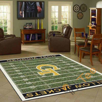 Georgia Tech Yellow Jackets Home Field Area Rug Amazon Best Seller Sku 2102 Rug 1586483451618