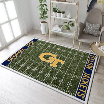 Georgia Tech Yellow Jackets Nfl Rug Custom Size And Printing 0