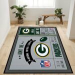Green Bay Packers Sport Rug Custom Size And Printing 0