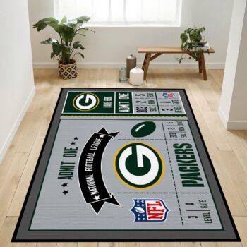 Green Bay Packers Sport Rug Custom Size And Printing 0