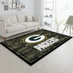 Logo Green Bay Packers Nfl Rug Custom Size And Printing 0