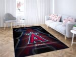 Los Angeles Angels Logo Living Room Modern Carpet Rug 1612846403625 1612846403625