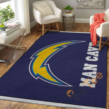 Los Angeles Chargers Logo Man Cave Area Rug Amazon Best Seller Sku 2451 Rug 1586483580358