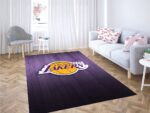 Los Angeles Lakers Logo Living Room Modern Carpet Rug 1612846411629 1612846411629