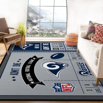 Los Angeles Rams Sport Rug Custom Size And Printing 0