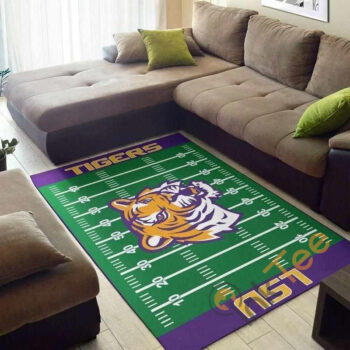 Lsu Tigers Home Field Area Rug Amazon Best Seller Sku 2490 Rug 1586483590579