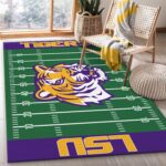 Lsu Tigers Nfl Rug Custom Size And Printing 0