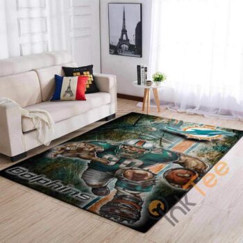 Miami Dolphins Area Rug Amazon Best Seller Sku 317 Rug 1586436082354