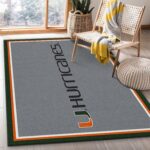 Miami Hurricanes Rug Custom Size And Printing 0