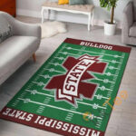 Mississippi State Bulldogs Home Field Area Rug Amazon Best Seller Sku 344 Rug 1586436090342