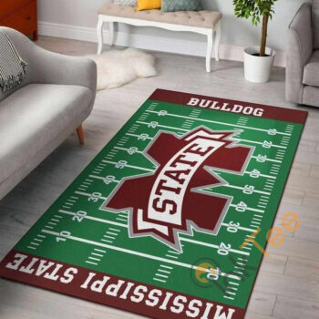Mississippi State Bulldogs Home Field Area Rug Amazon Best Seller Sku 344 Rug 1586436090342