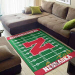 Nebraska Cornhuskers Home Field Area Rug Amazon Best Seller Sku 2668 Rug 1586483640045