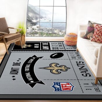 New Orleans Saints Sport Rug Custom Size And Printing 0