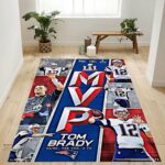Nfl New England Patriots Mvp Rug Custom Size And Printing 0