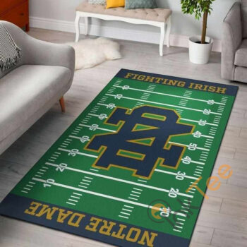 Notre Dame Fighting Irish Home Field Area Rug Amazon Best Seller Sku 386 Rug 1586436115357
