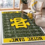 Notre Dame Fighting Irish Nfl Rug Custom Size And Printing 0