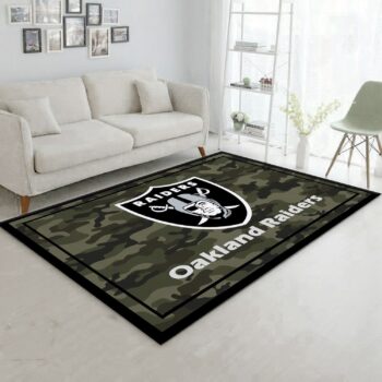 Oakland Raiders Nfl Rug Custom Size And Printing 0